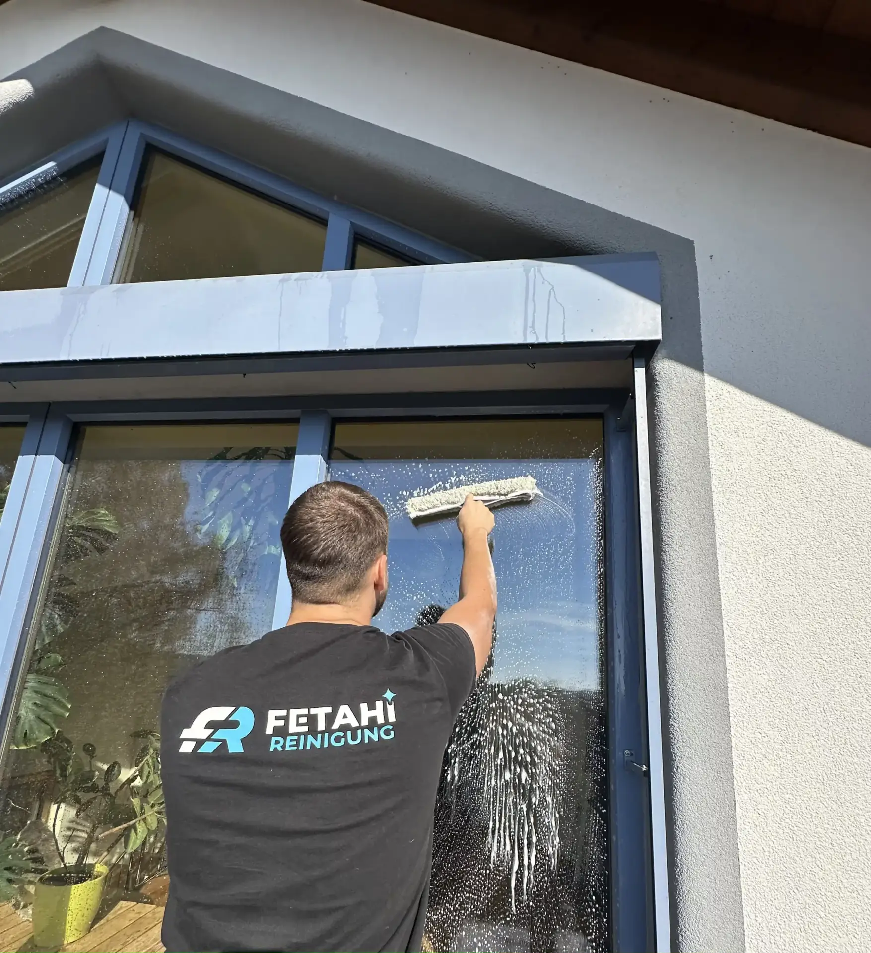 Fensterreinigung Hintergrund